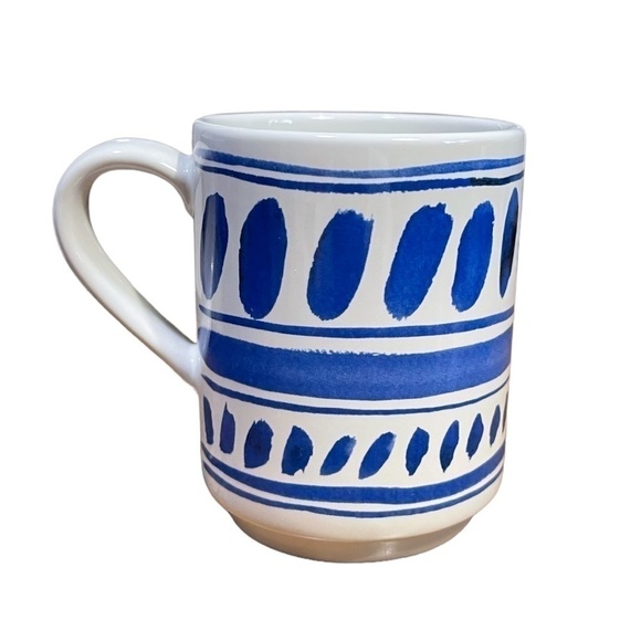 Kate Spade ♠️ Lennox Good Tasting Stacking Coffee Mugs - Set of 4 - Picture 3 of 8